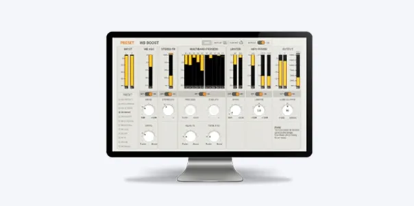 5-Band Sound Processor - grey background