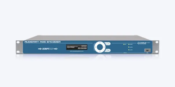 Audemat RDS encoder product in RDS solution