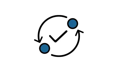 Content_Time_Synchronization dark blue icon