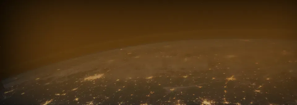 Digital World Hero Banner in orange